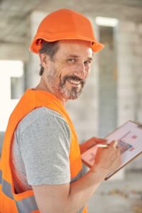 Happy male client after receiving mobile repair service from Mr. Torque