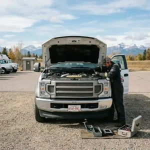 Mobile mechanic trailer repair Calgary providing on-site inspection and repair services for trailers