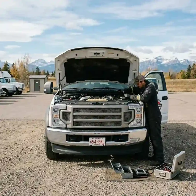 Mobile mechanic trailer repair Calgary providing on-site inspection and repair services for trailers